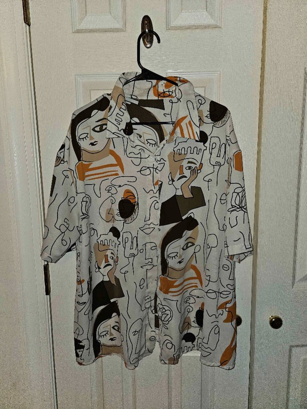 Abstract Button Up